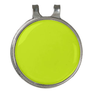 Chartreuse Yellow (solid color) Golf Hat Clip