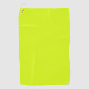 Chartreuse Yellow (solid color) Golf Towel