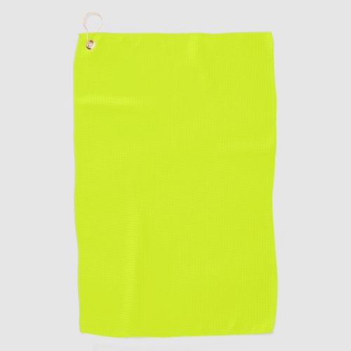  Chartreuse Yellow solid color  Golf Towel