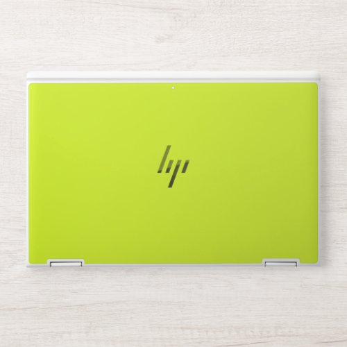  Chartreuse Yellow solid color  HP Laptop Skin