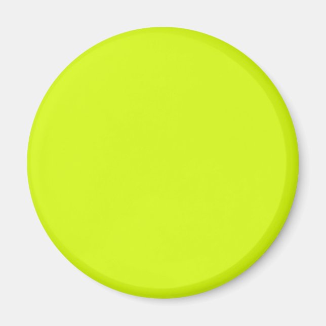  Chartreuse Yellow (solid color)  Magnet (Front)