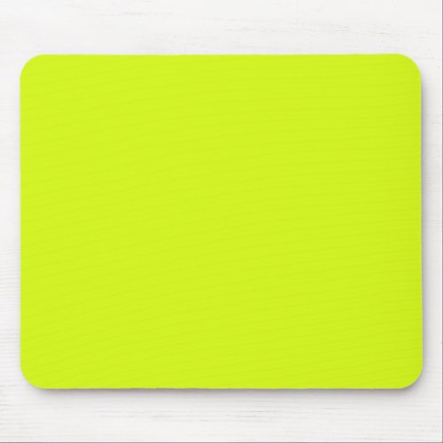  Chartreuse Yellow solid color  Mouse Pad