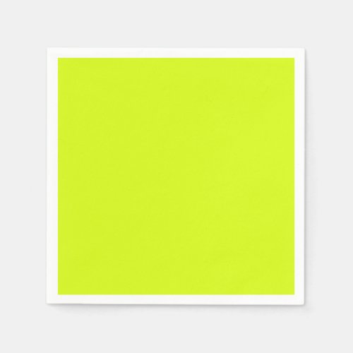  Chartreuse Yellow solid color  Napkins