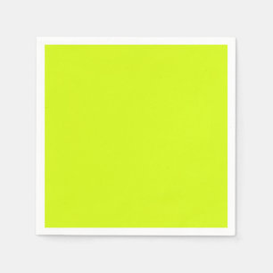 Chartreuse Yellow solid color Napkins