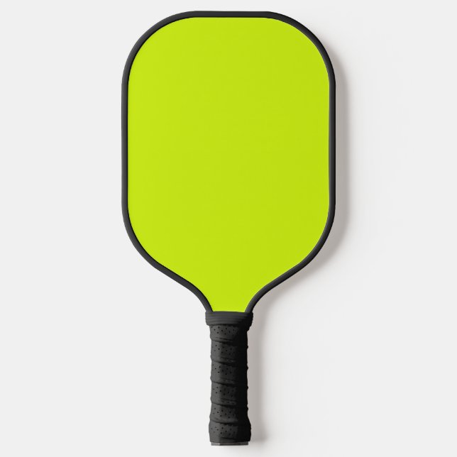 Chartreuse Yellow solid color Pickleball Paddle (Front)