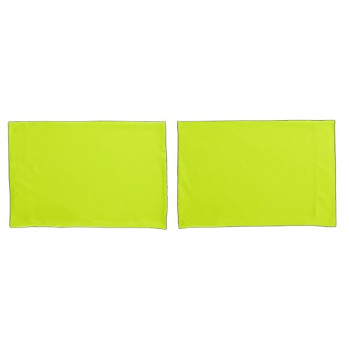  Chartreuse Yellow solid color  Pillow Case