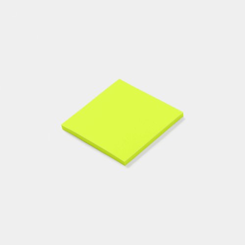 Chartreuse Yellow solid color  Post_it Notes
