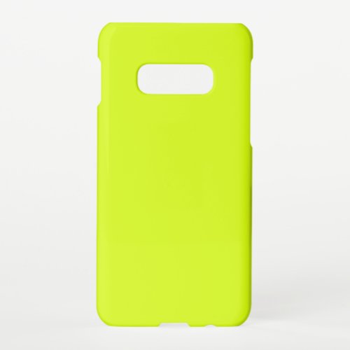  Chartreuse Yellow solid color  Samsung Galaxy S10E Case