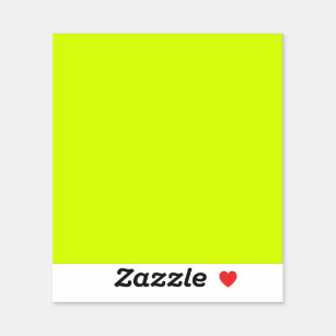  Chartreuse Yellow (solid color)  Sticker