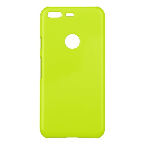  Chartreuse Yellow solid color  Uncommon Google Pixel Case