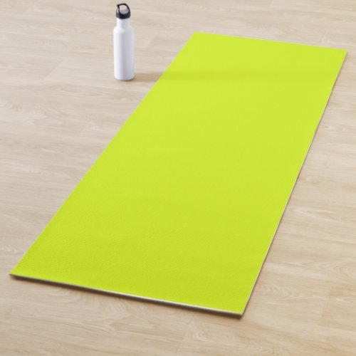  Chartreuse Yellow solid color  Yoga Mat