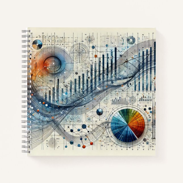  Charts, Graphs & Analytical Flow Design Notebook (Front)