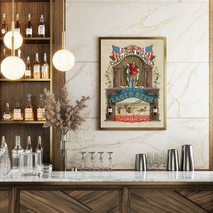 Chas. & John Michel’s Export Lager Beer Poster