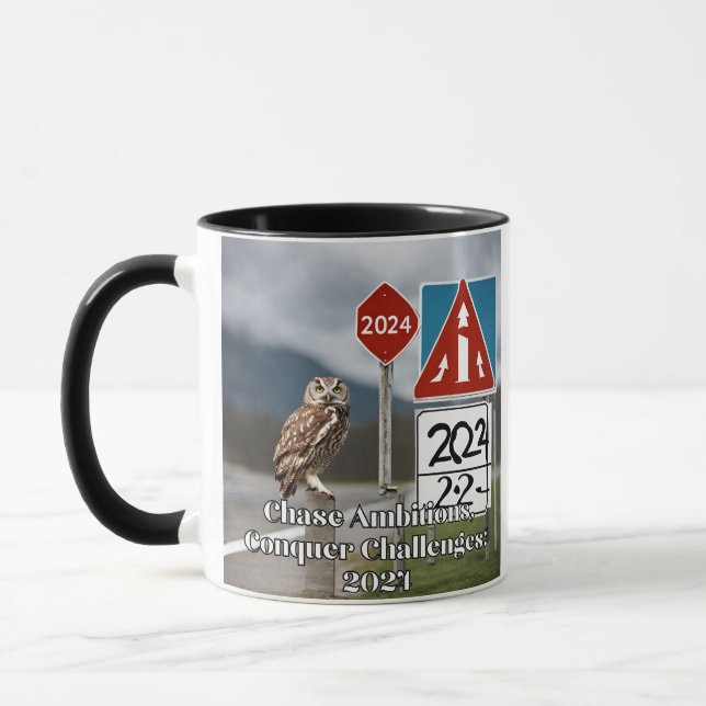 Chase Ambitions, Conquer Challenges: 2024 Mug (Left)