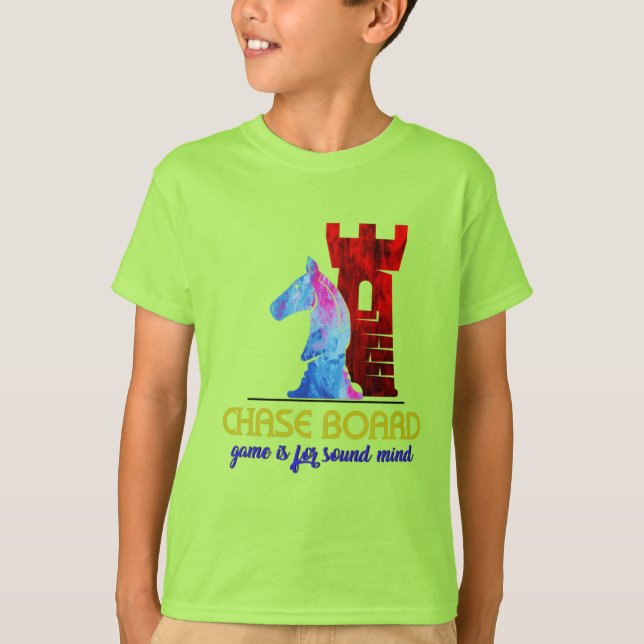 Chase Board Game T-Shirt – Stylish Strategy Game  (Front)