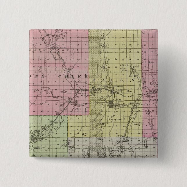 Chase County, Kansas Button (Front)