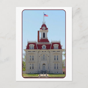 Chase County, Kansas, Courthouse Postcard