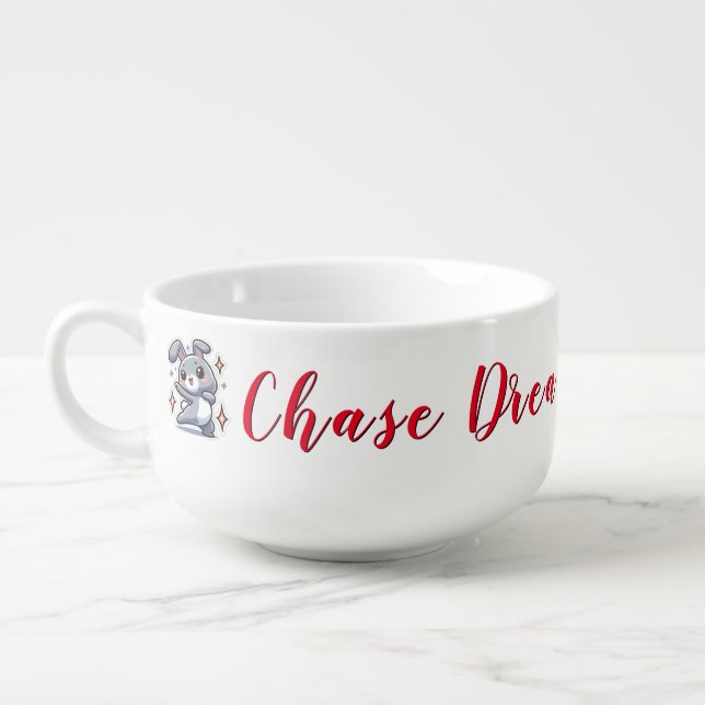 Chase Dreams Not Carrots Soup Mug (Right)