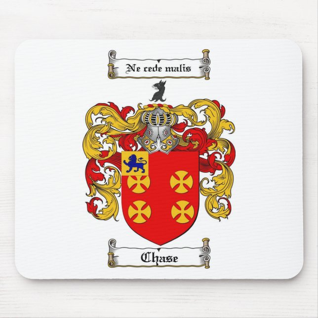 CHASE FAMILY CREST -  CHASE COAT OF ARMS MOUSE PAD (Front)