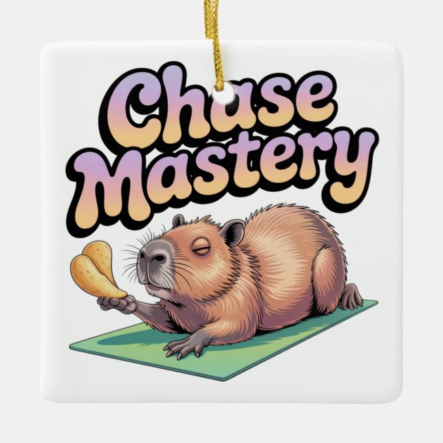 Chase Mastery Ceramic Ornament (Front)