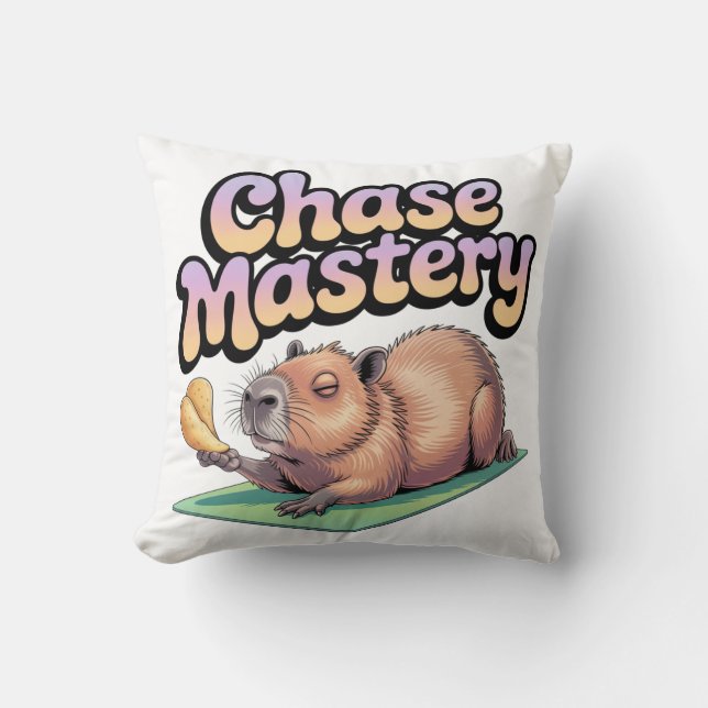 Chase Mastery Throw Pillow (Front)
