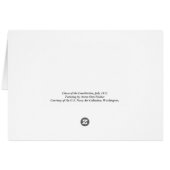 Chase of the Constitution, July 1812 Cards (Back Horizontal)