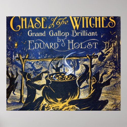 Chase of the Witches Poster