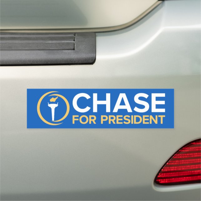 Chase Oliver For President Bumper Car Magnet (In Situ)
