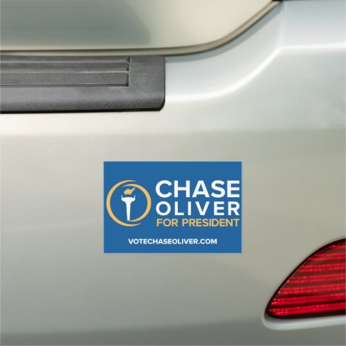 Chase Oliver For President Bumper Car Magnet