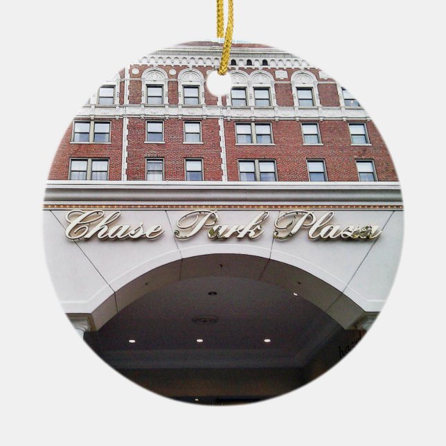 Chase Park Plaza, St Louis, Christmas Ornament, Ceramic Ornament (Front)