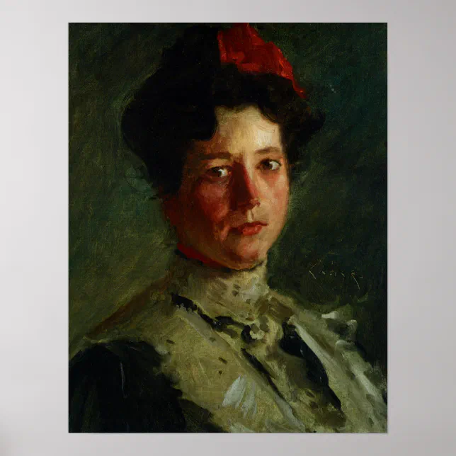 Chase - Portrait Of Martha Walter 1908 Poster | Zazzle