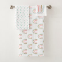 Chase Rainbows Pastel Colors & Faux Gold Glitter