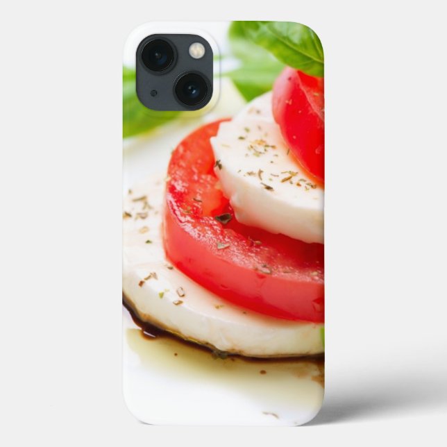 Chase Salad. Tomato and Mozzarella slices Case-Mate iPhone Case (Back)