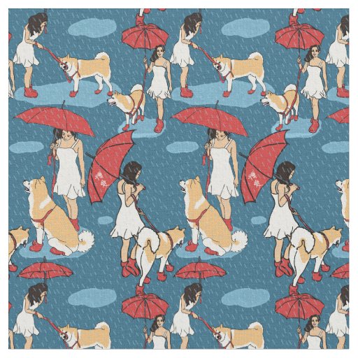 Chase the clouds away fabric