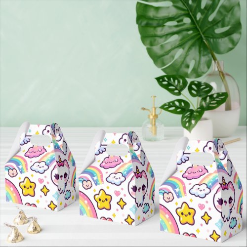 Chase the Rainbow and Find Your Happy  Favor Boxes