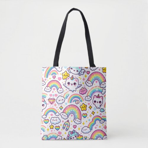 Chase the Rainbow and Find Your Happy  Tote Bag