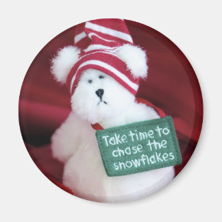 Chase the Snowflakes Magnet