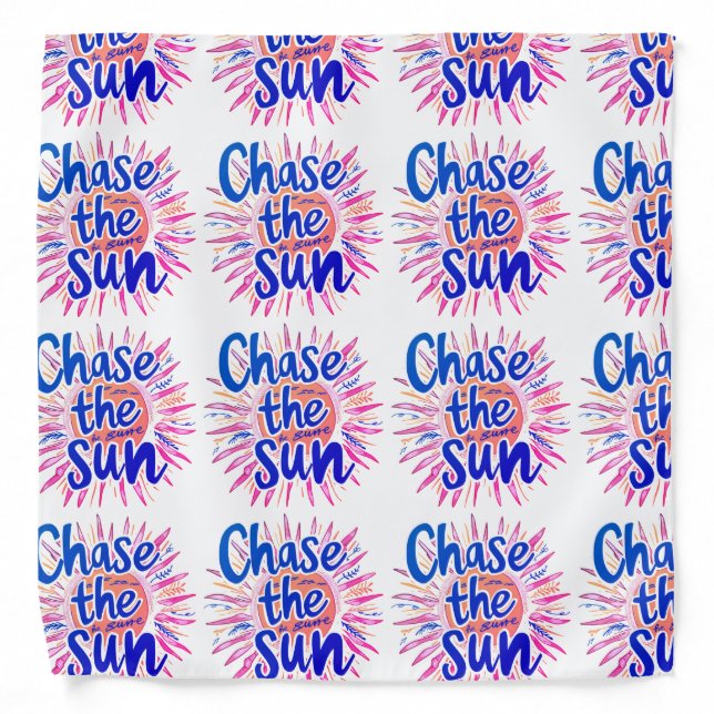 Chase the Sun Bandana (Front)