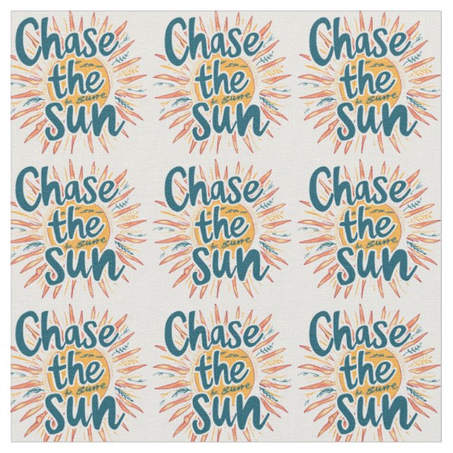 Chase the Sun Fabric (Close Up)