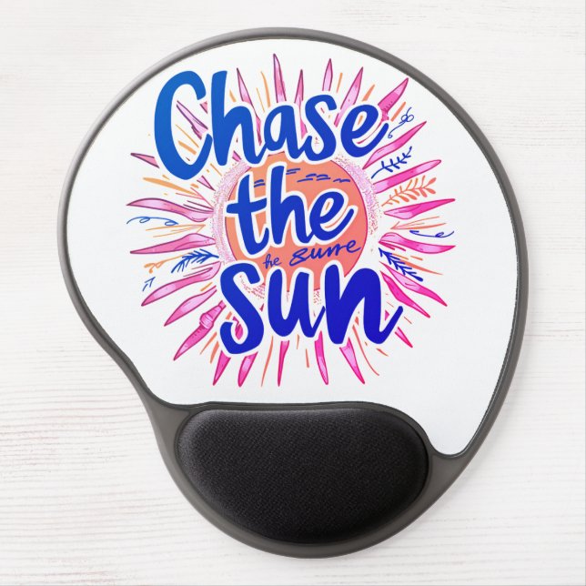 Chase the Sun Gel Mouse Pad (Front)