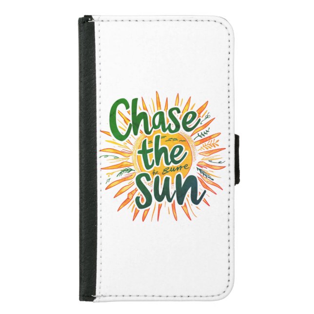 Chase the Sun Samsung Galaxy Wallet Case (Front)