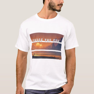 Chase The Sun Vintage Sunset Graphic T-Shirt
