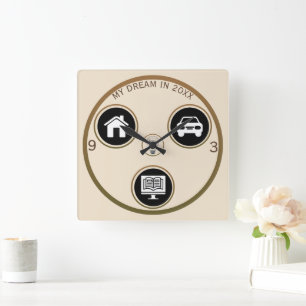 Chase Your Dreams Personal Wall Clock