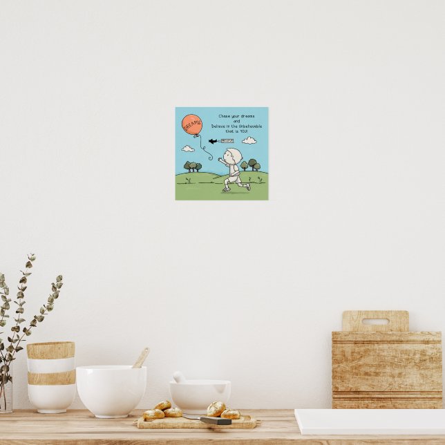 Chase Your Dreams Poster | Zazzle