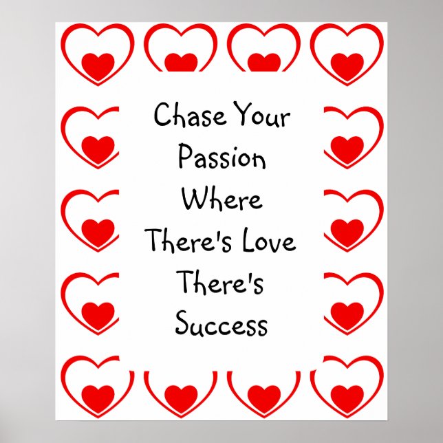 Chase Your Passion Poster (Front)