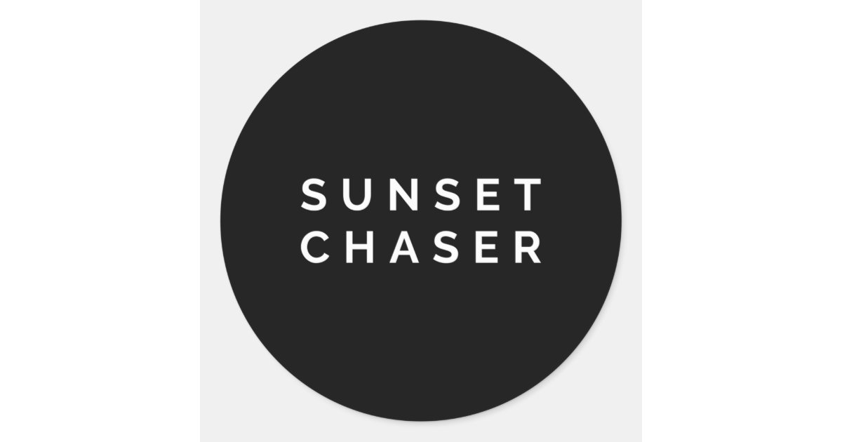 Chaser Classic Round Sticker | Zazzle