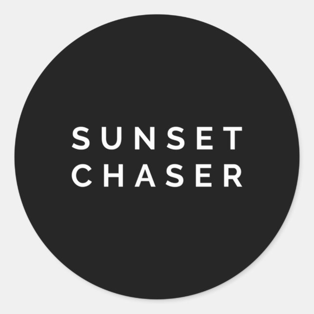 Chaser Classic Round Sticker (Front)