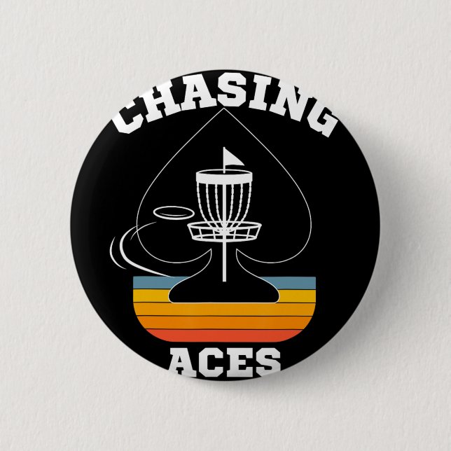 Chasing Aces Disc Golf Target Sports Apparel Men W Button (Front)