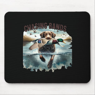 Chasing Bands Duck Hunting Mouse Pad