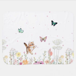 Chasing Butterflies Baby Blanket